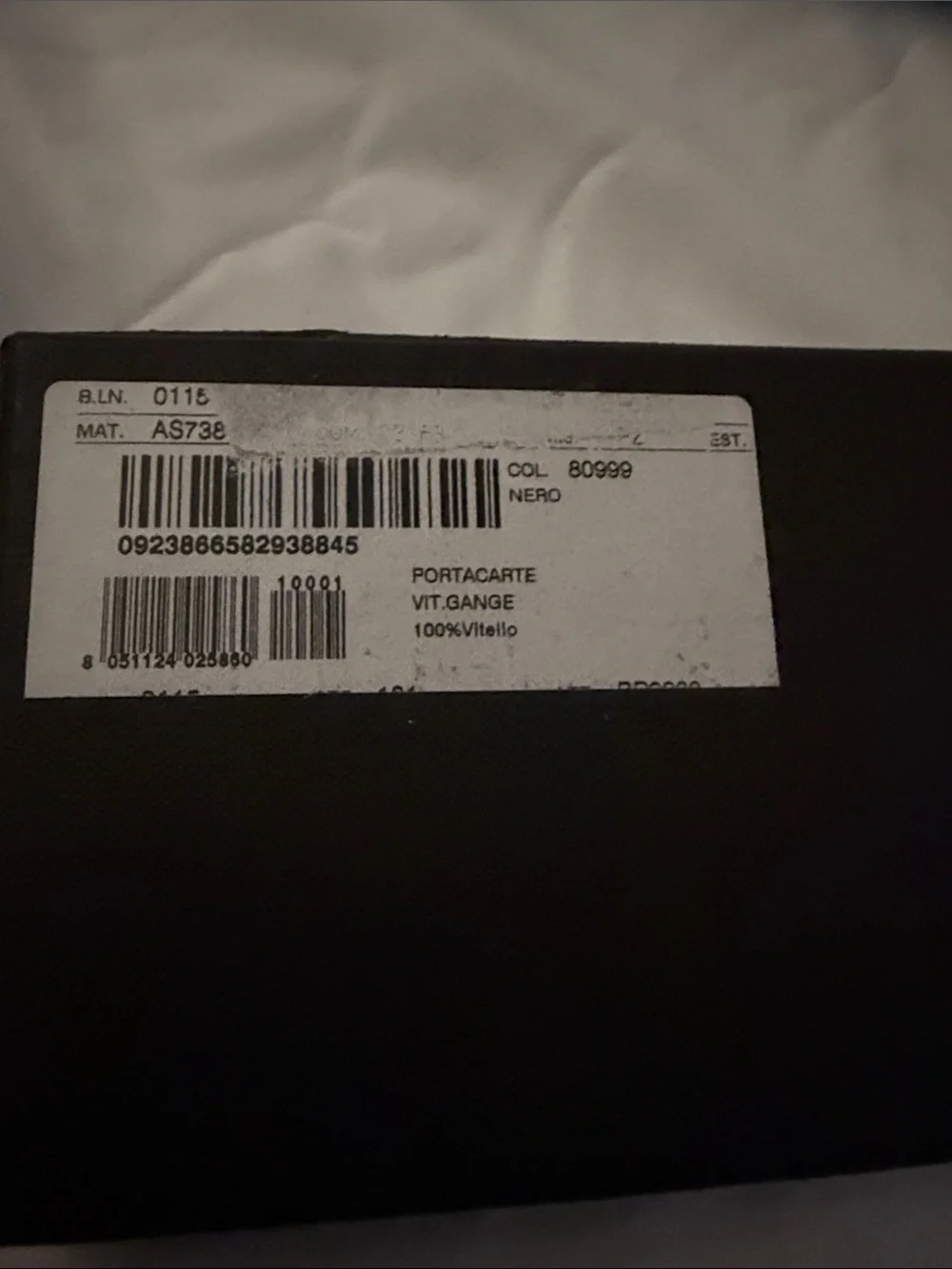 Dolce & Gabbana Black Leather Slim Card Holder with Logo